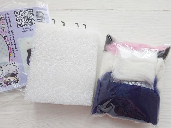 Набір для творчості фелтінг Валяння фігурка Котик Годжик ВІ-004