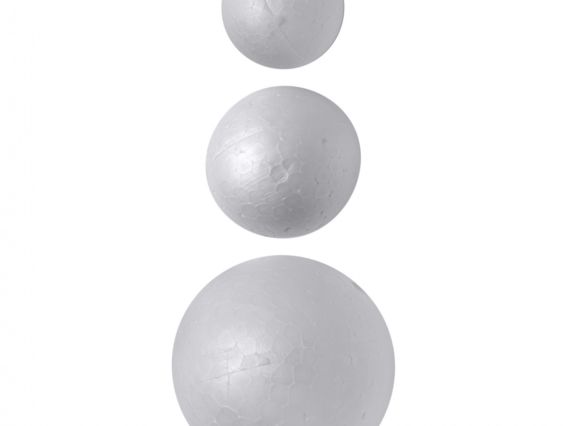 743140 Набір пінопластових заготовок SANTI Куля , 18шт/уп., мікс