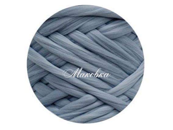 Мериносовая шерсть для валяния 370 перламутровый (серый) 50г