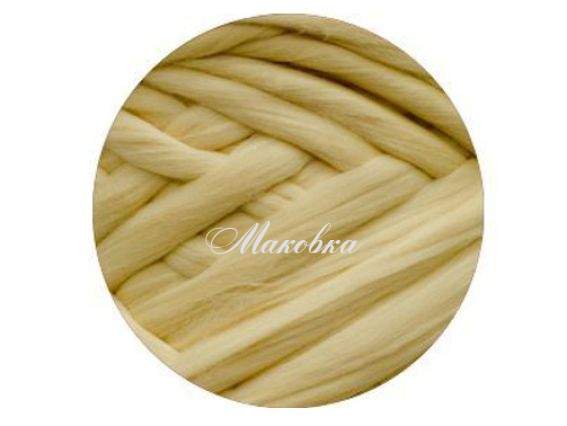 Мериносовая шерсть для валяния 476 шампань, 50г