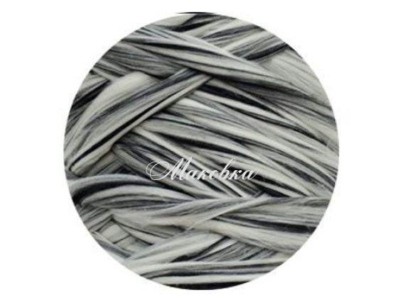 Шерсть для валяния  516 светлый маренго БЛЕНД, Мериносовая 50г