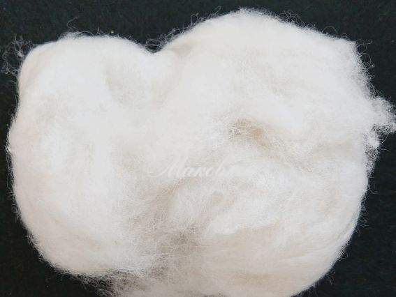 Новозеландська вовна для валяння №К1000 біла Новозеландська вовна для валяння №К1000 біла
