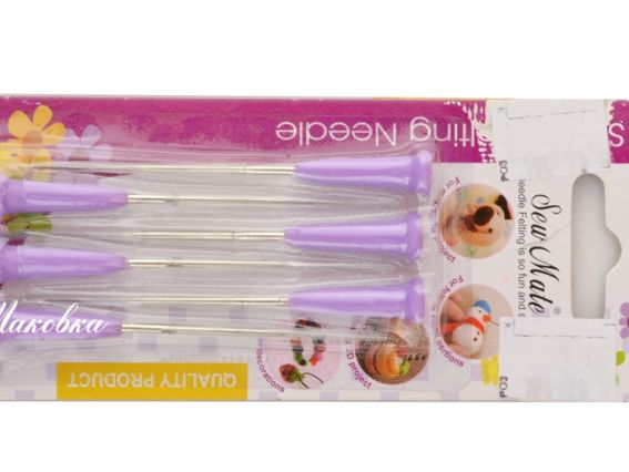 Набор Одиночных толстых игл для фелтинга FN-003B, Sew Mate Набор Одиночных толстых игл для фелтинга FN-003B, Sew Mate