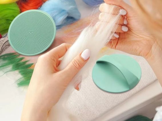 Щітка для мокрого валяння, 9.88x2.79см, пластик, 1 шт