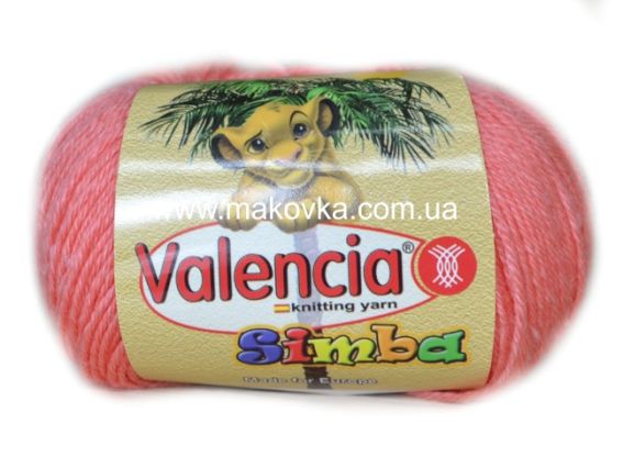 Пряжа Simba Valencia Симба Валенсия полушерстяная