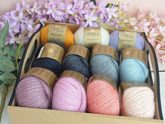 Пряжа VIZELL Exclusive Ексклюзив Візель