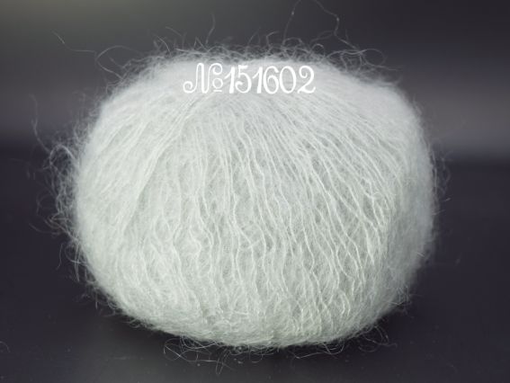 Kid Silk Mohair Vizell пряжа 151602 блідий сірий
