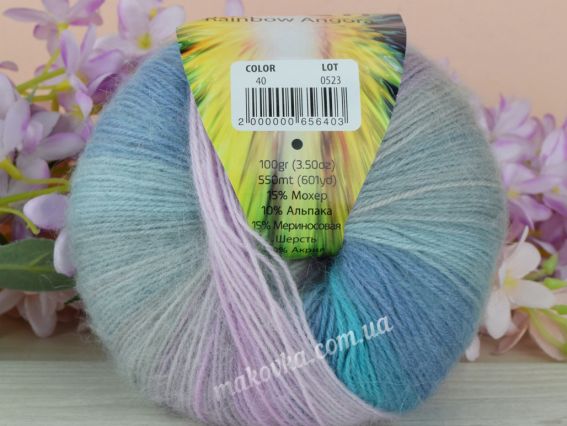 40 сірий-бузковий-бірюзовий-джинс