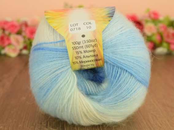 10 синій-блакитний-молочний