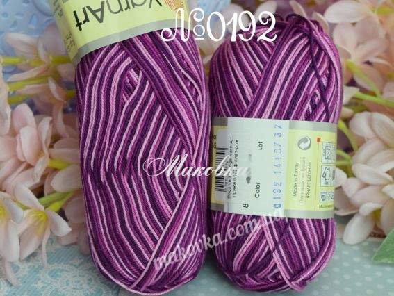 Begonia Melange Yarn Art пряжа 0192 рожево-фіолетові