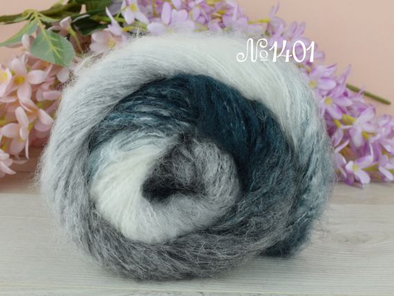 1401 чорнозелений-сірий-молочний