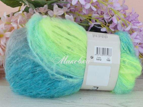 1412 неон.жовто-салатовий-зелений-смарагд-сірий