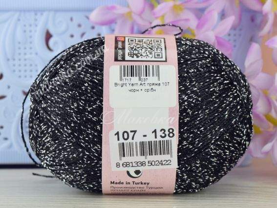 107 чорний + срібний