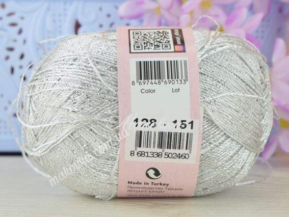 128 світлий сірий + срібний