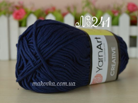 Creative Yarn Art пряжа 241 т. синій