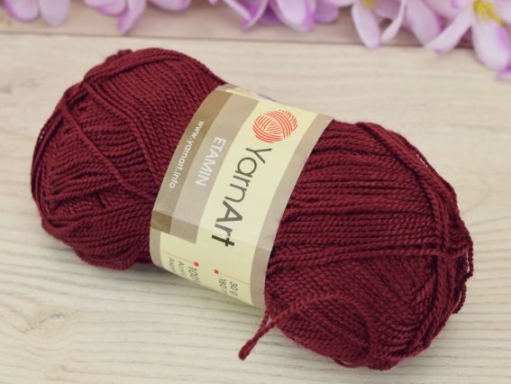 Etamin Yarn Art пряжа 435 гнила вишня