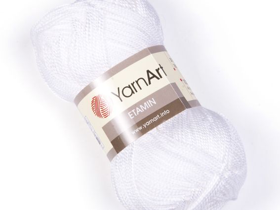 Etamin Yarn Art пряжа 421 білий