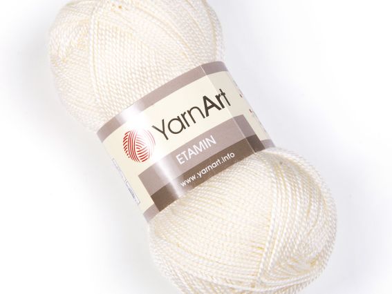 Etamin Yarn Art пряжа 423 молочний