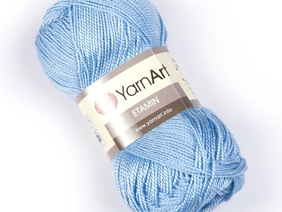 Etamin Yarn Art пряжа 424 блакитний