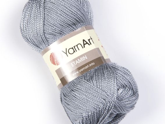 Etamin Yarn Art пряжа 449 сірий