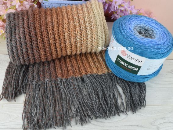 Пряжа Фловерс Мерино ярнарт Flowers MERINO YarnArt для вязания