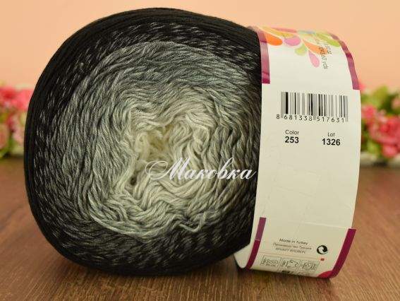 253 чорно-сірий