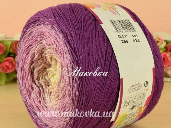 290 пурпуровоо-рожево-молочний