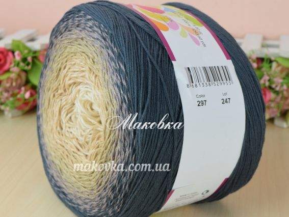 297 сірі-беж-молочний