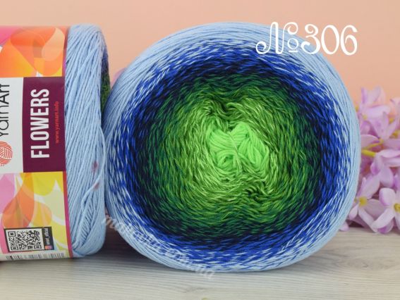 306 блакитний-синій-зелений-салат