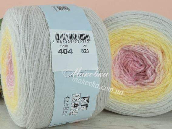 404 блідий сірий- жовтий-рожевий