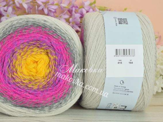 415 св.беж-сірий-малина-жовтий