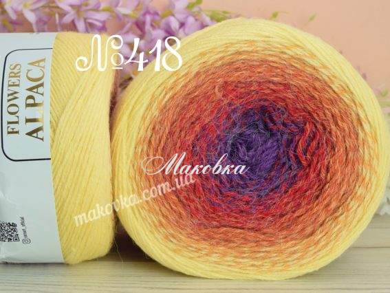 418 св.жовтий-теракот-червоний-фіолетовий