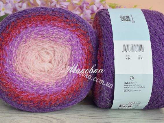 434 пурпурний-червоний-бузковий-рожевий