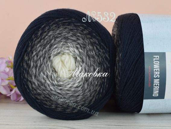 532 чорний-сірий-білий