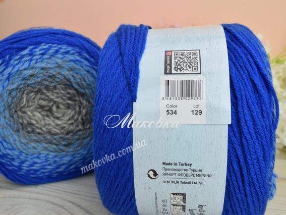 534 синій-блакитний-сірий-молочний