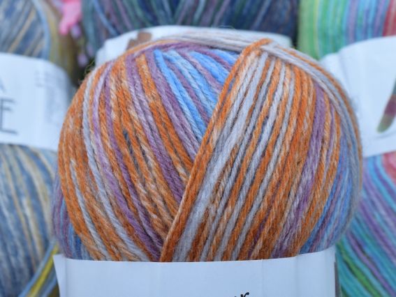 Пряжа шкарпеткова Форза Страйп ЯрнАрт Forza Stripe Yarn Art шкарпеткова для в'язання