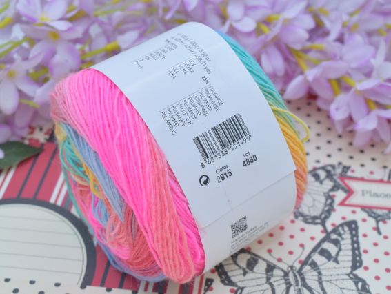 2915 неон.рожевий-жовтий-блакитний-м'ятний