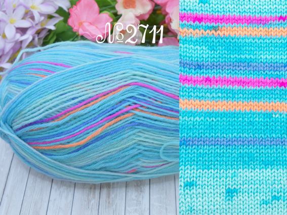 2711 яскравий блакитний-малина-синій-помаранч