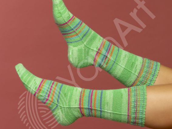 Фактура пряжи Socks Himalaya