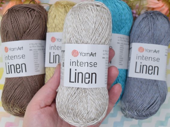 Пряжа Інтенсе Лінен Ярн Арт Intense Linen Yarn Art 