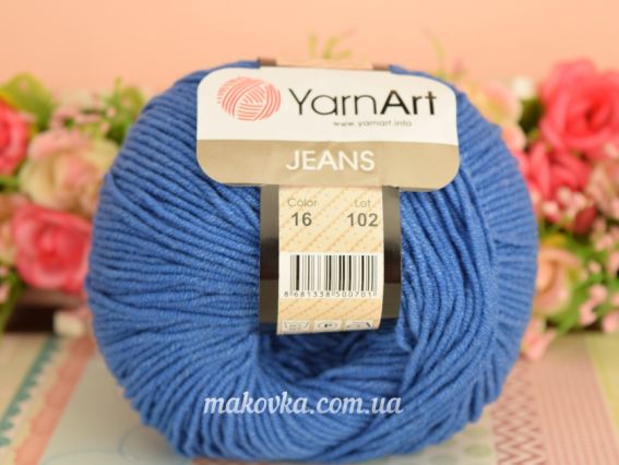 16 синій джинс