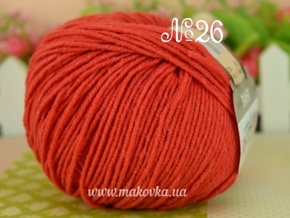 26 червоний світлий