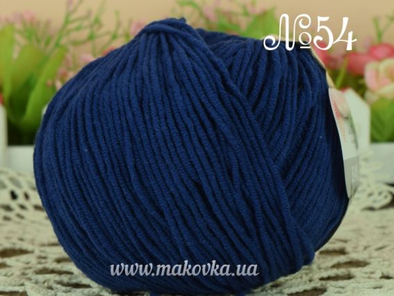 54 темний синій
