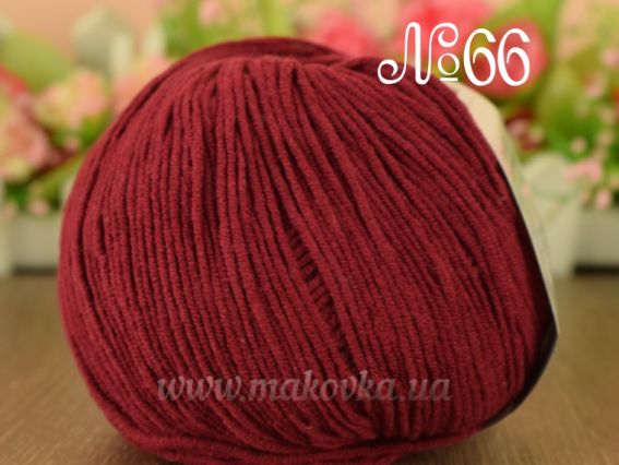 66 бордовий