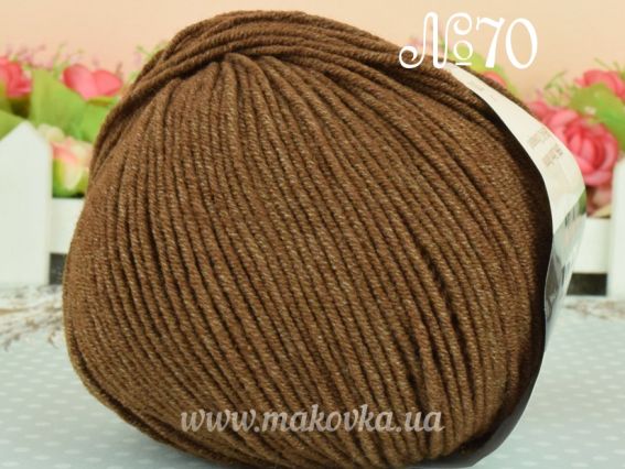 70 тем. коричневий