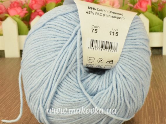 75 блакитний