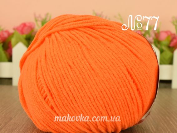 77 яскраво-оранжевий неон