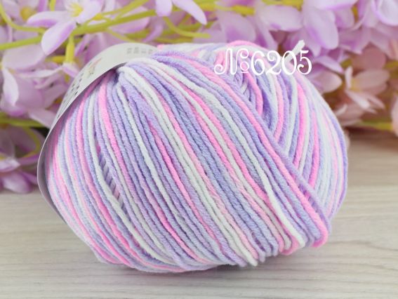 6205 яскраво рожевий-бузковий-білий