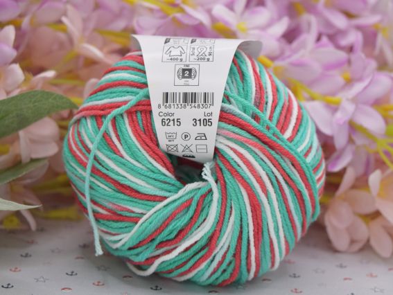 6215 зелений-білий-червоний