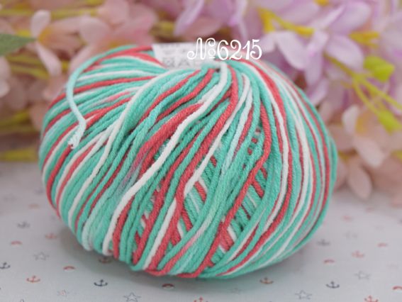 6215 зелений-білий-червоний